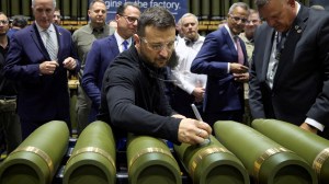 Ukrainian President Volodymyr Zelenskyy visited a Pennsylvania ammunition factory on Sunday, Sept. 22, to express gratitude to workers producing 155 mm artillery shells, critical to Ukraine's defense against Russian ground forces. The Scranton Army Ammunition Plant has ramped up production significantly over the past year, with Ukraine receiving more than 3 million shells from the U.S.