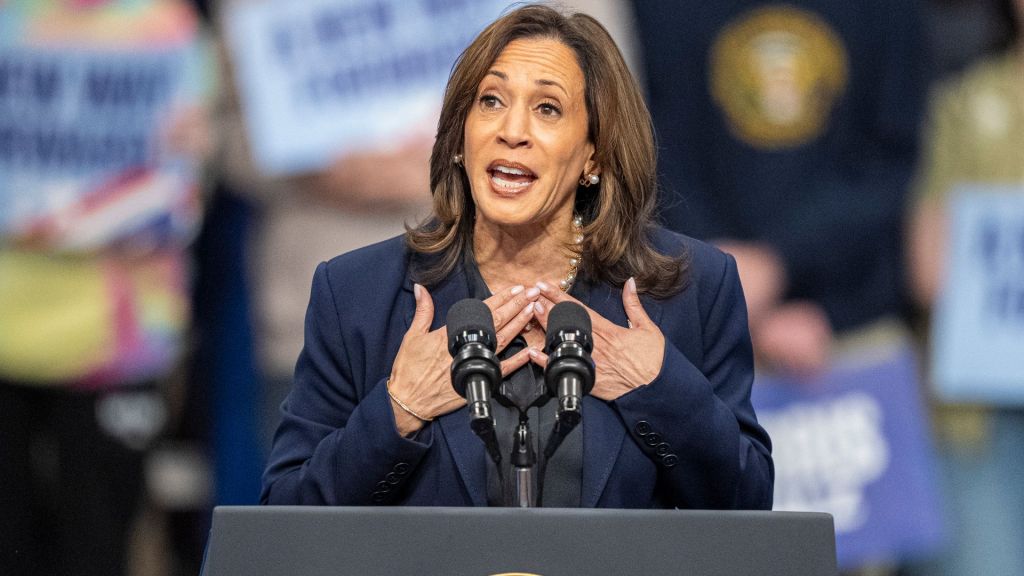 Vice President Kamala Harris appeared to agree with an anti-Israel protester who accused Israel of genocide during a campaign stop.