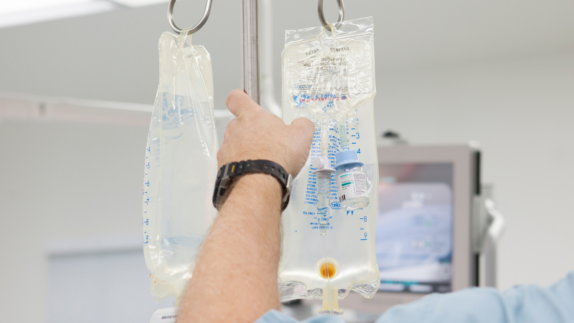 U.S. hospitals say they're experiencing a shortage of IV fluids.