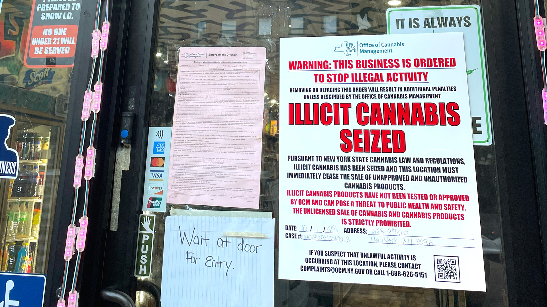 A New York City judge has ruled that the shutdown of illegal cannabis shops by the state and city is unconstitutional.