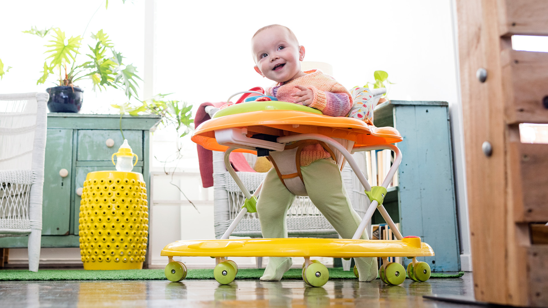 Baby walkers have been linked to thousands of injuries and multiple deaths but remain legal in the United States.