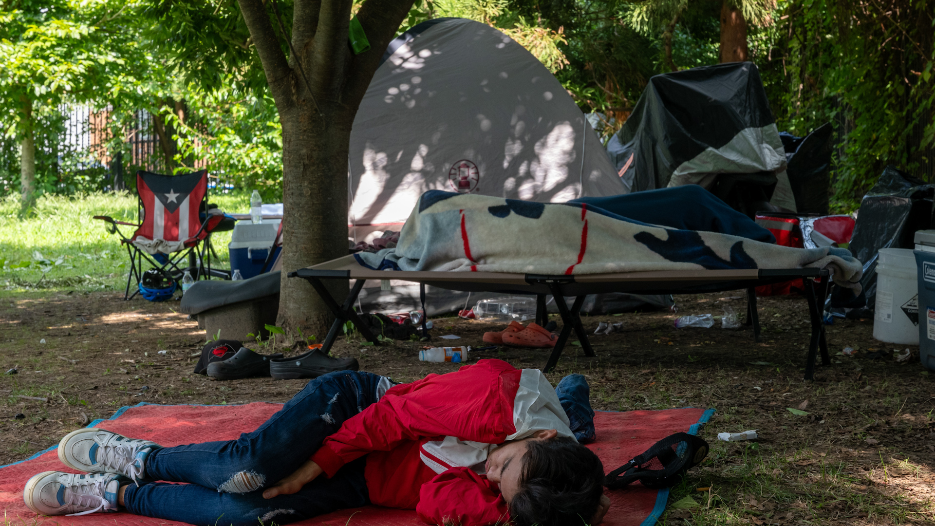 NYC Mayor Eric Adams to close Randall's Island migrant shelter by February due to a sharp decline in asylum seekers.