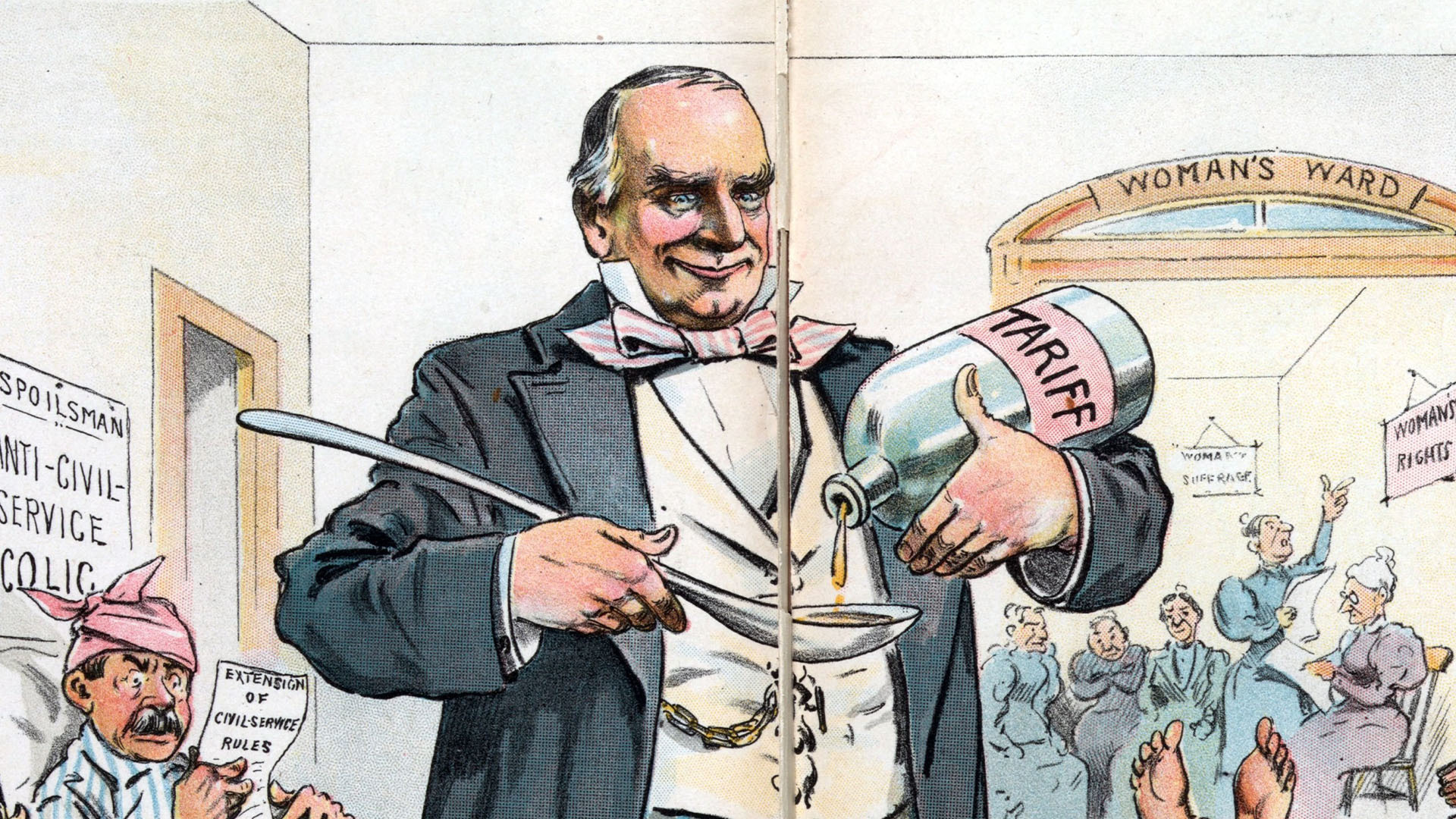 Trump repeatedly floats getting rid of income tax and replacing it with revenue from tariffs, pointing to the 1890s as proof it can work.