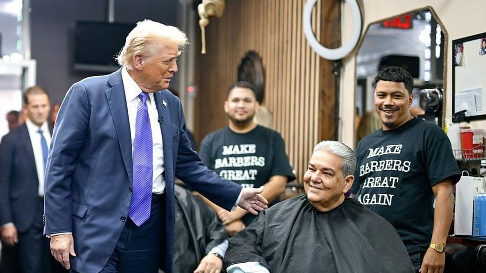 During Trump’s recent visit to a New York City barbershop, the store's owner claimed his energy bill has jumped significantly since 2020.