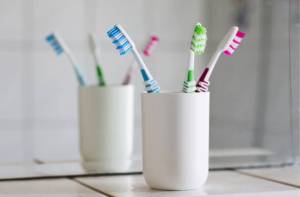 Researchers at Northwestern University found more than 600 different viruses living on showerheads and toothbrushes.