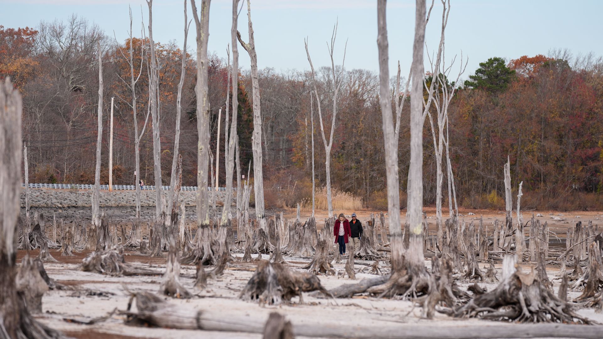 Severe drought is drying up reservoirs, rivers and channels across the northeast, according to data from the U.S. Geological Survey.