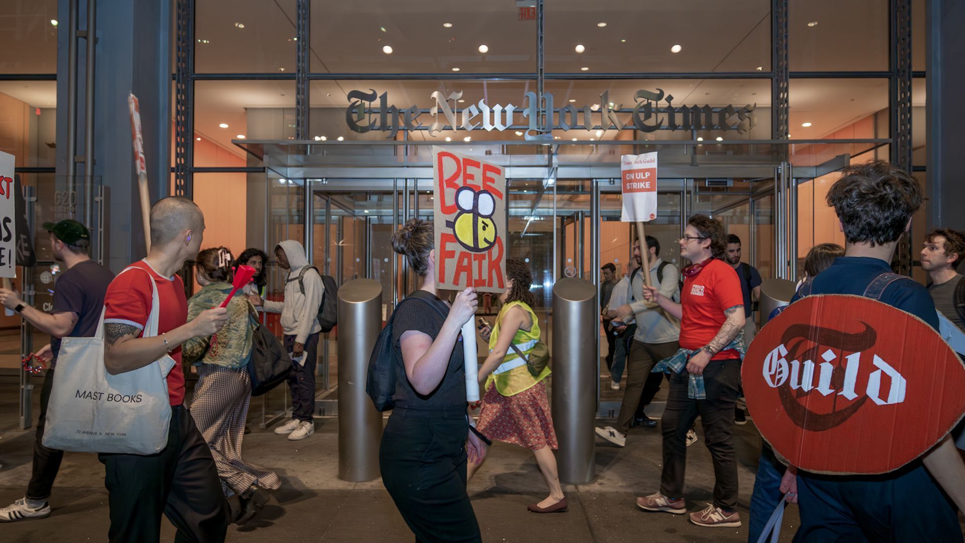 The New York Times Tech Guild returned to work on Tuesday following a weeklong strike that started just before Election Day.