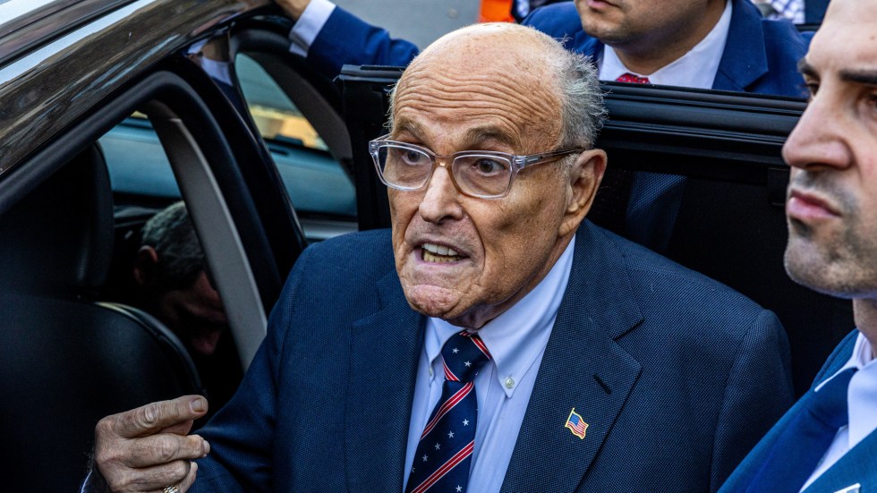 Rudy Giuliani appeared in court Tuesday, claiming he can't pay his bills due to court orders to turn over assets in a defamation case.