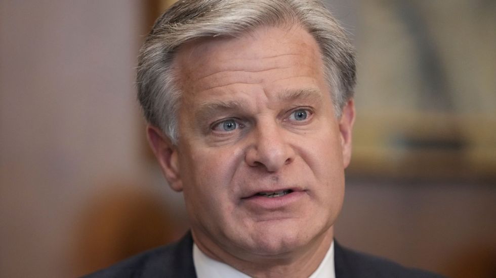 Christopher Wray has announced he's resigning his position as FBI director.