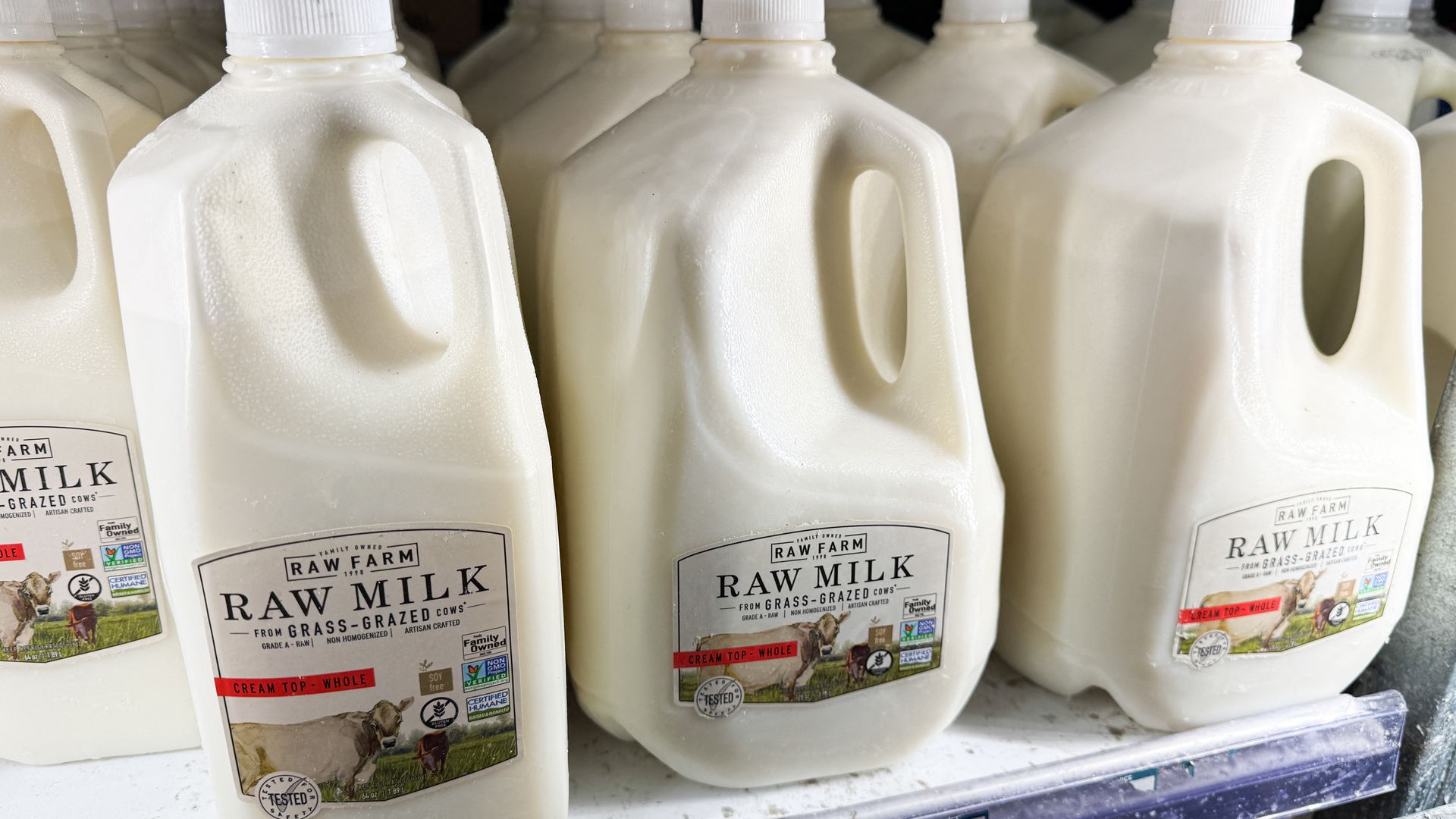 California has issued a statewide voluntary recall of raw milk products over concerns it may be contaminated with bird flu.