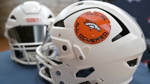 The Denver Broncos are making a first-of-its-kind donation of over 15,000 football helmets to high school programs in Colorado.