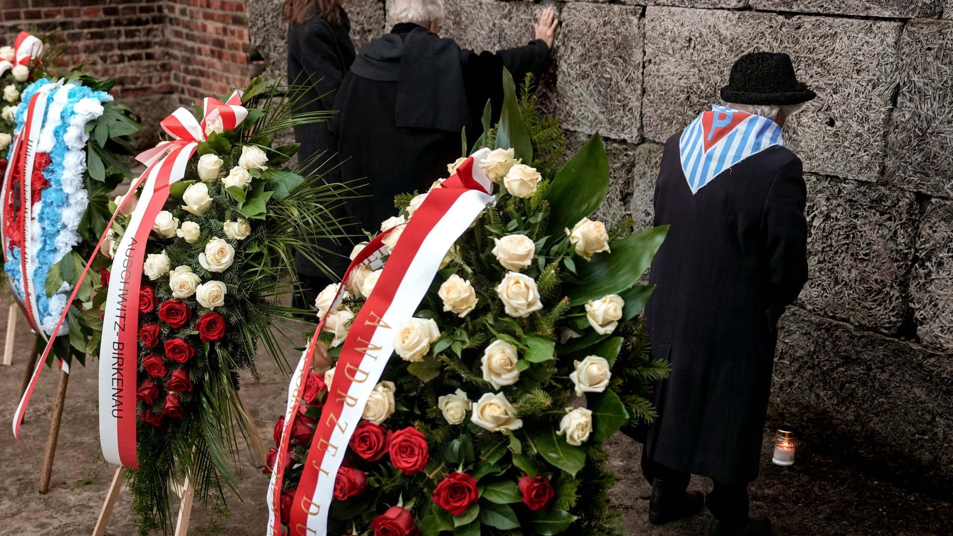 Survivors commemorated 80 years since the liberation of Auschwitz on Monday.