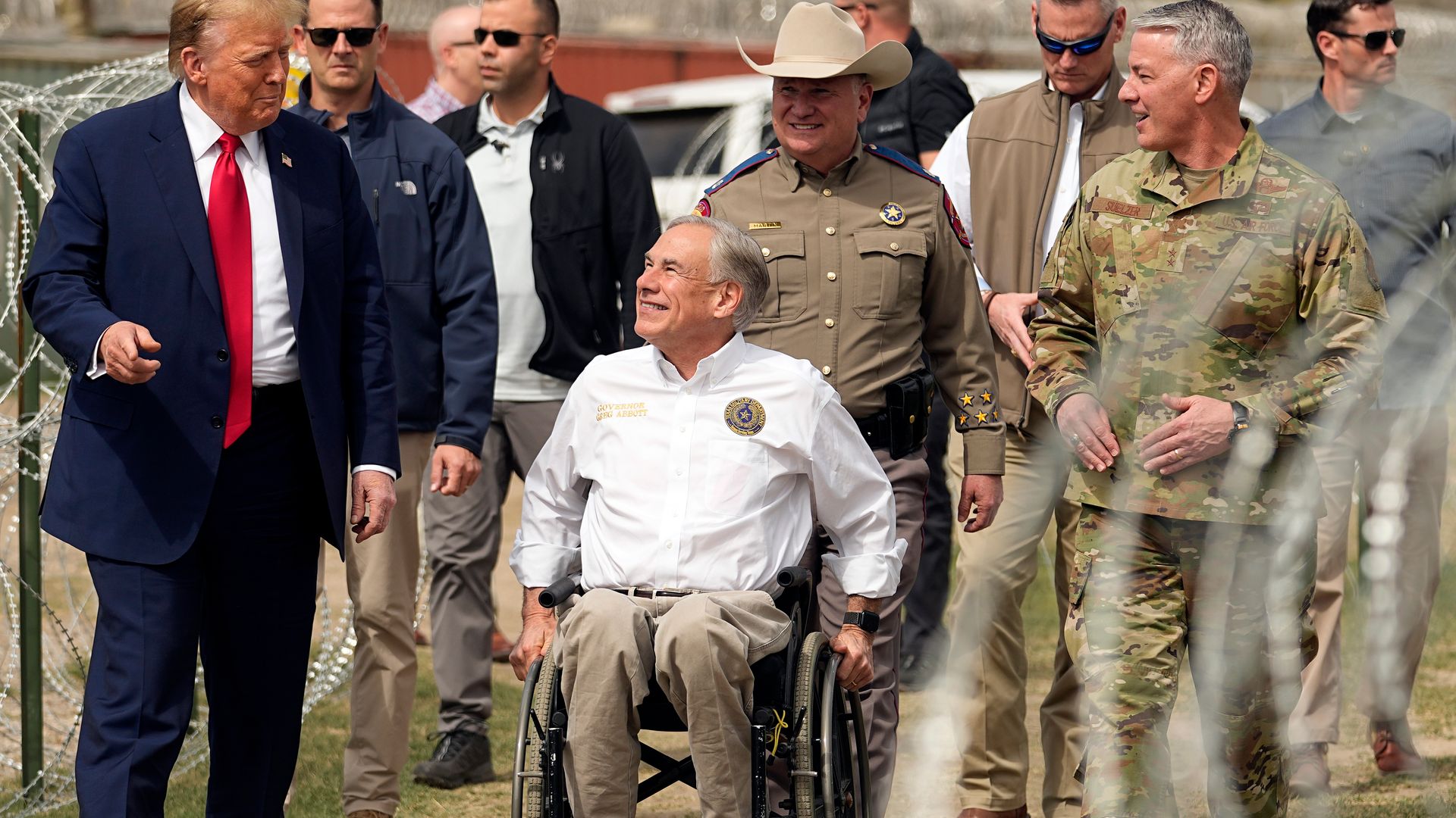 Texas Gov. Greg Abbott asked the federal government for  billion as a reimbursement for the border security measures he implemented.