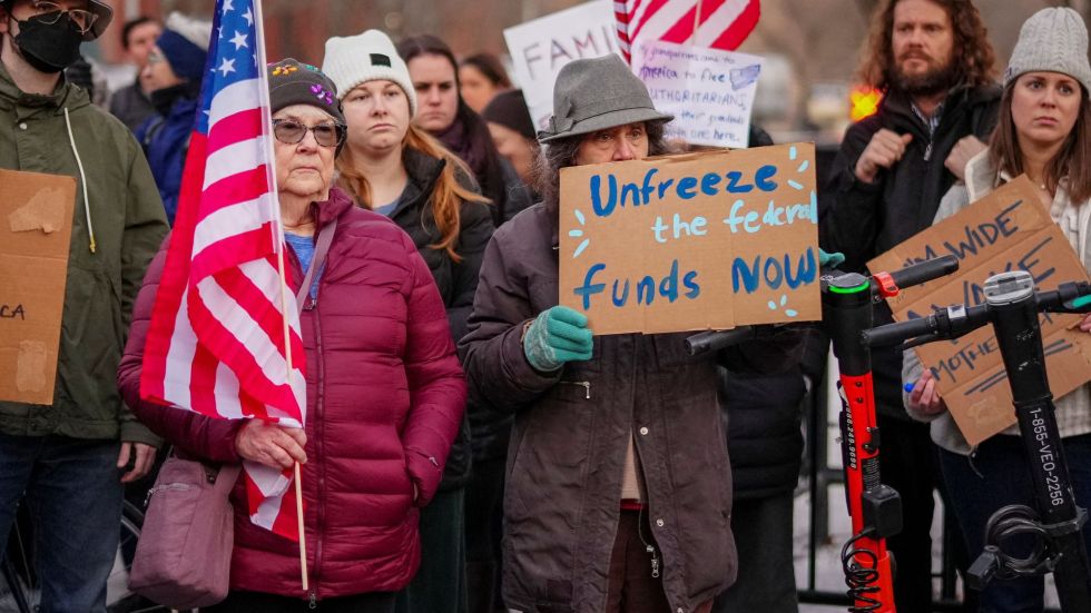 A judge has temporarily blocked President Trump's federal funding freeze.