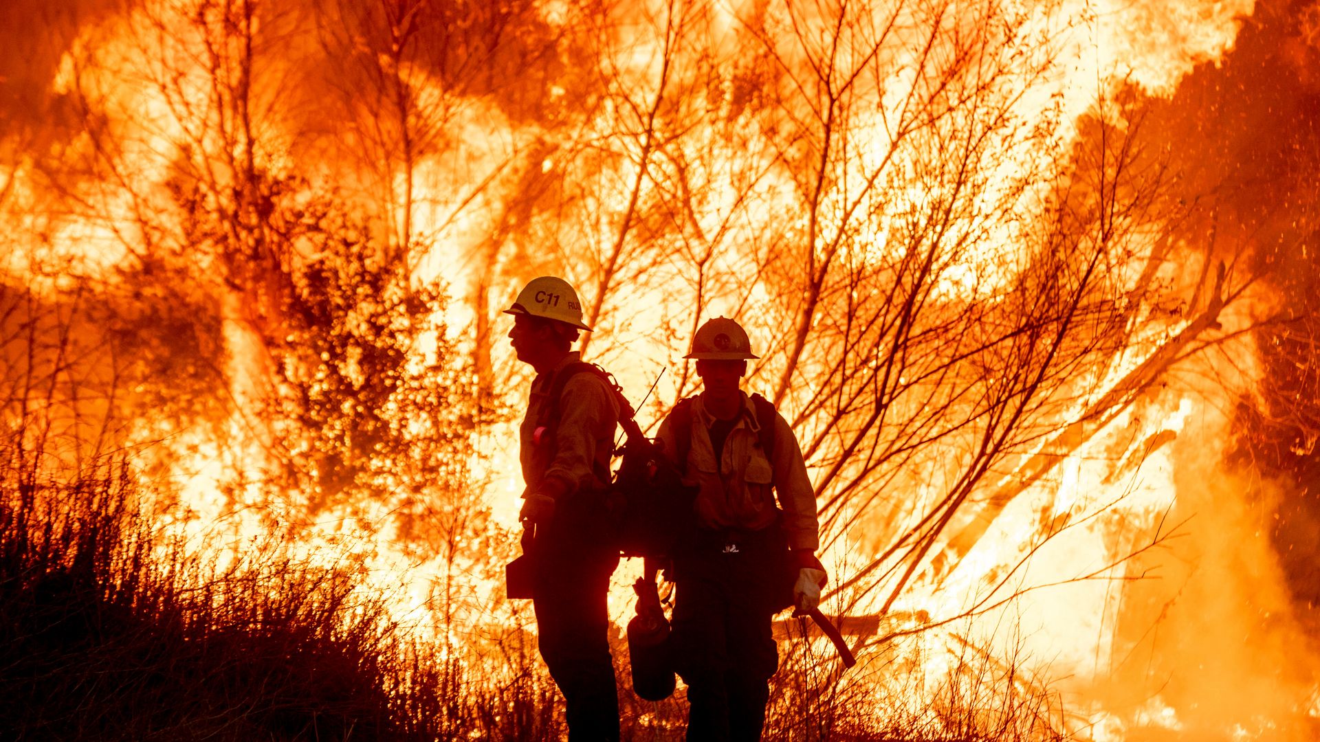 At least 10 people have been confirmed dead as four major wildfires continues to burn in the Los Angeles area.