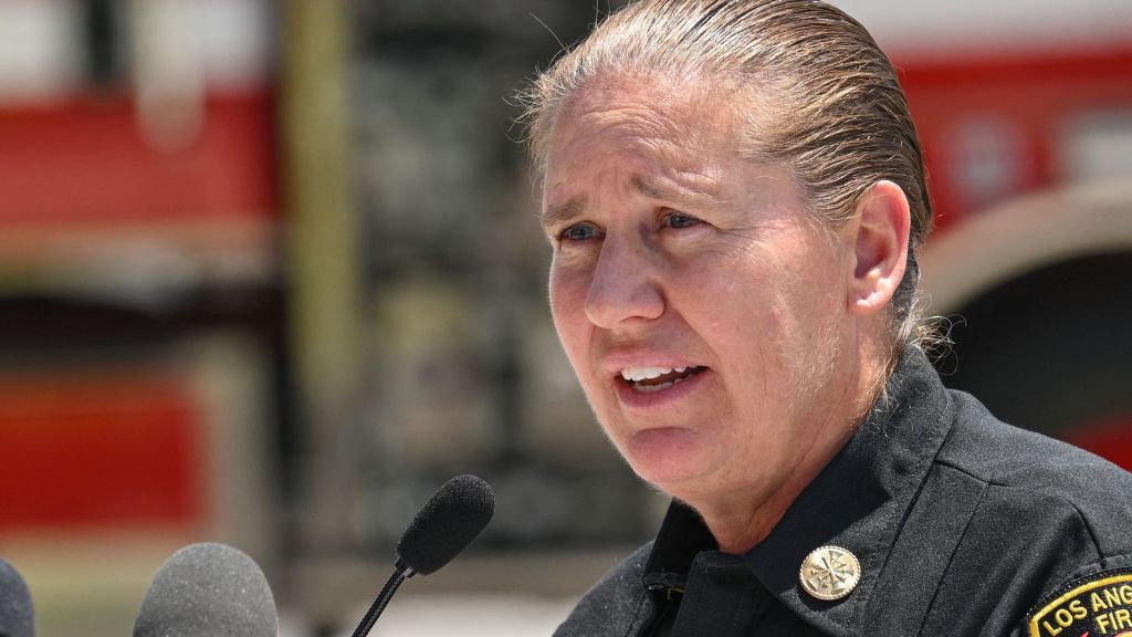 Current and former officials with the Los Angeles Fire Department are demanding the resignation of LA Fire Chief Kristin Crowley.