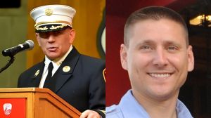 A former New York City Fire Department chief pleaded guilty to conspiracy, admitting that he and others agreed to accept nearly $200,000 in bribes to speed up safety inspections.