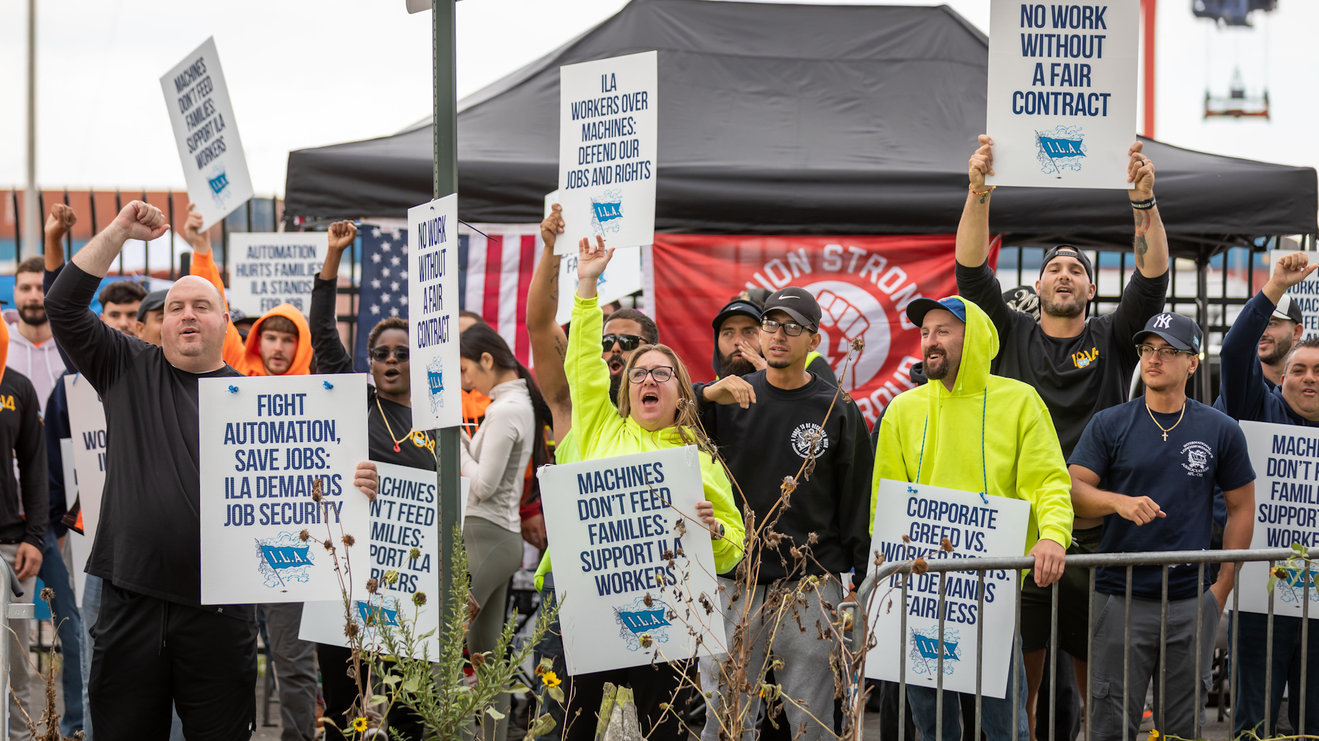 A potentially crippling strike has been averted for now. Longshoremen reached a tentative new contract deal Wednesday, Jan. 8, with shipping and port companies along the East and Gulf Coasts of the U.S. 