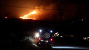 Residents as far north as Ventura County and as far south as San Diego and the Mexican border are facing the threat of evacuation orders.