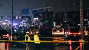 A Learjet 55 crashed in a northeast Philadelphia neighborhood Friday evening, igniting fires that damaged homes and vehicles.