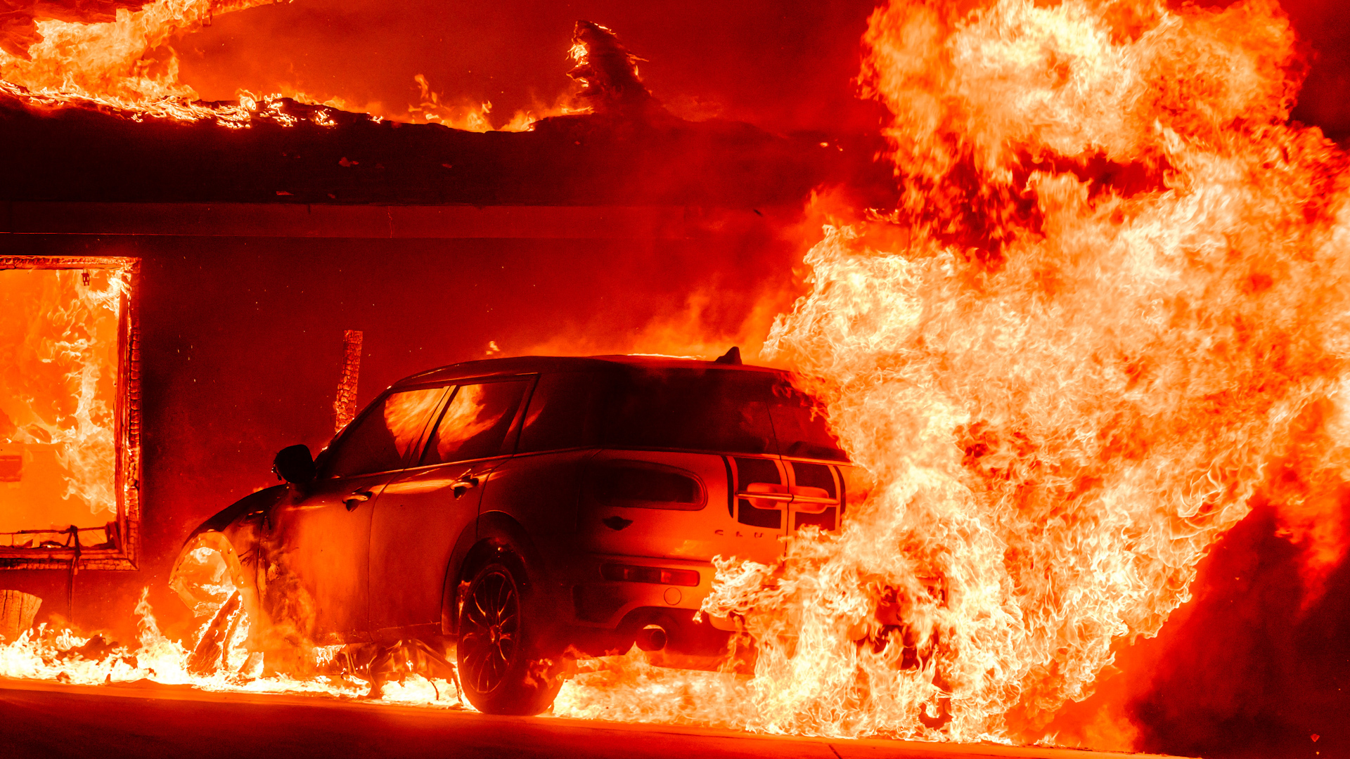 The estimated total cost of the southern California wildfires has nearly tripled as first responders struggle to contain the largest blazes.