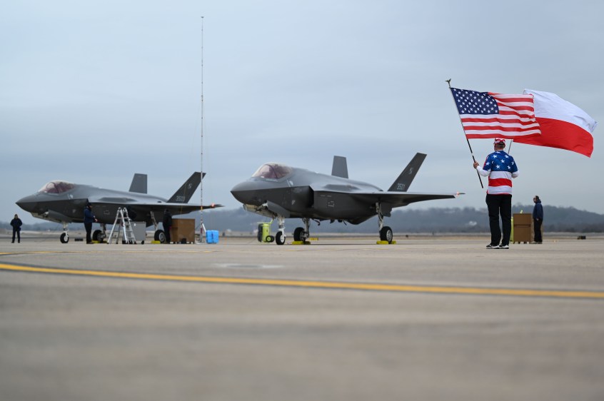 A Polish Air Force F-35A Lightning II pilot took the first flight with his country's newest aircraft on Jan. 31, 2025.