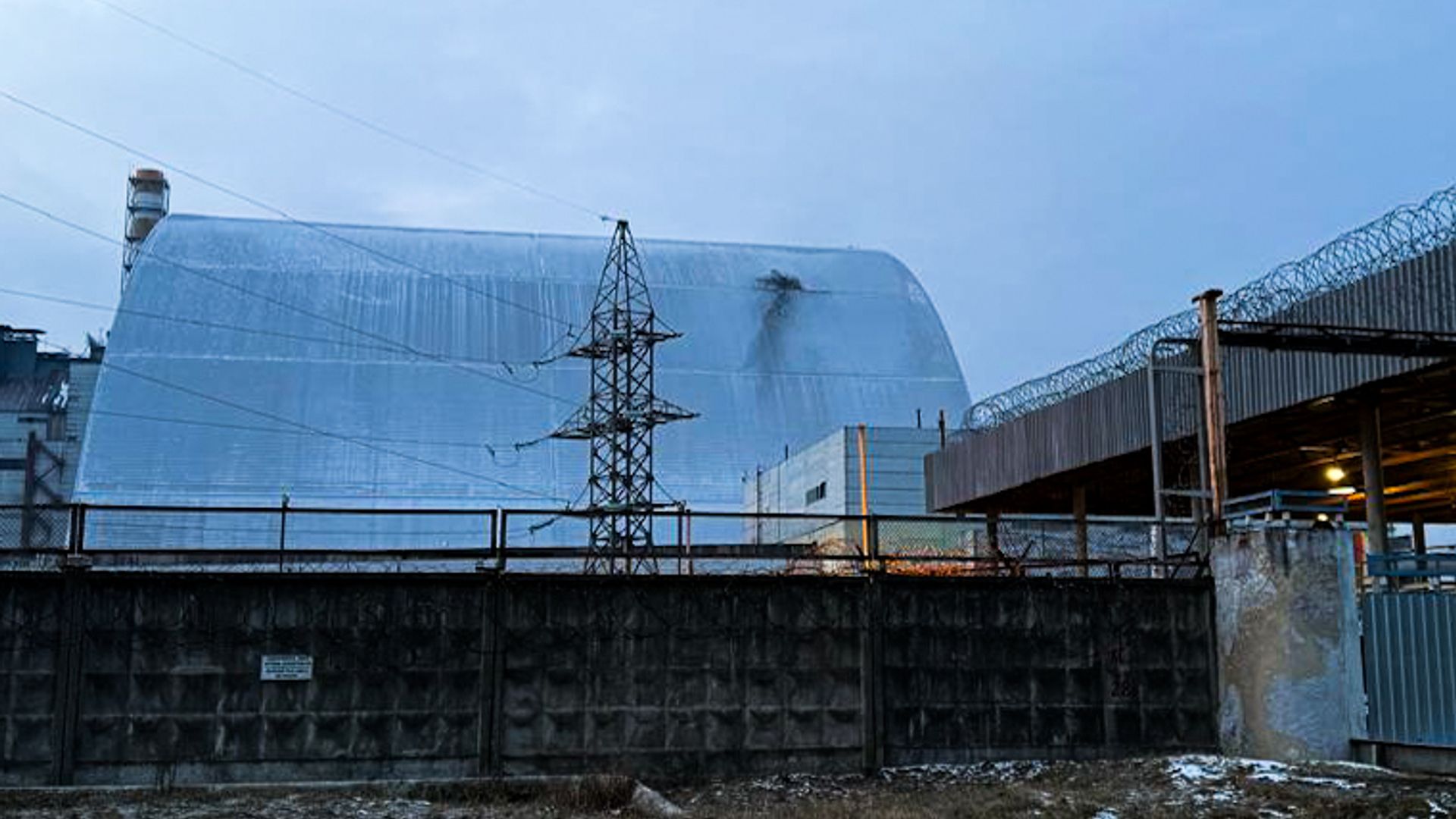 Ukraine says a Russian drone struck the confinement shell at Chernobyl.