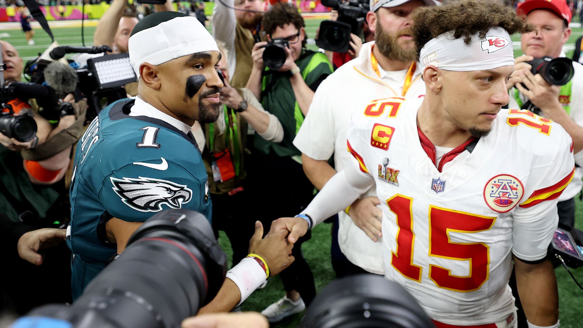 The Philadelphia Eagles used a dominant first half to steam roll to a 40-22 win over the Kansas City Chiefs in Super Bowl 59.