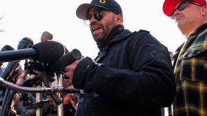 Former Proud Boys leader Enrique Tarrio was arrested for simple assault at a press conference hosted at the US Capitol building.