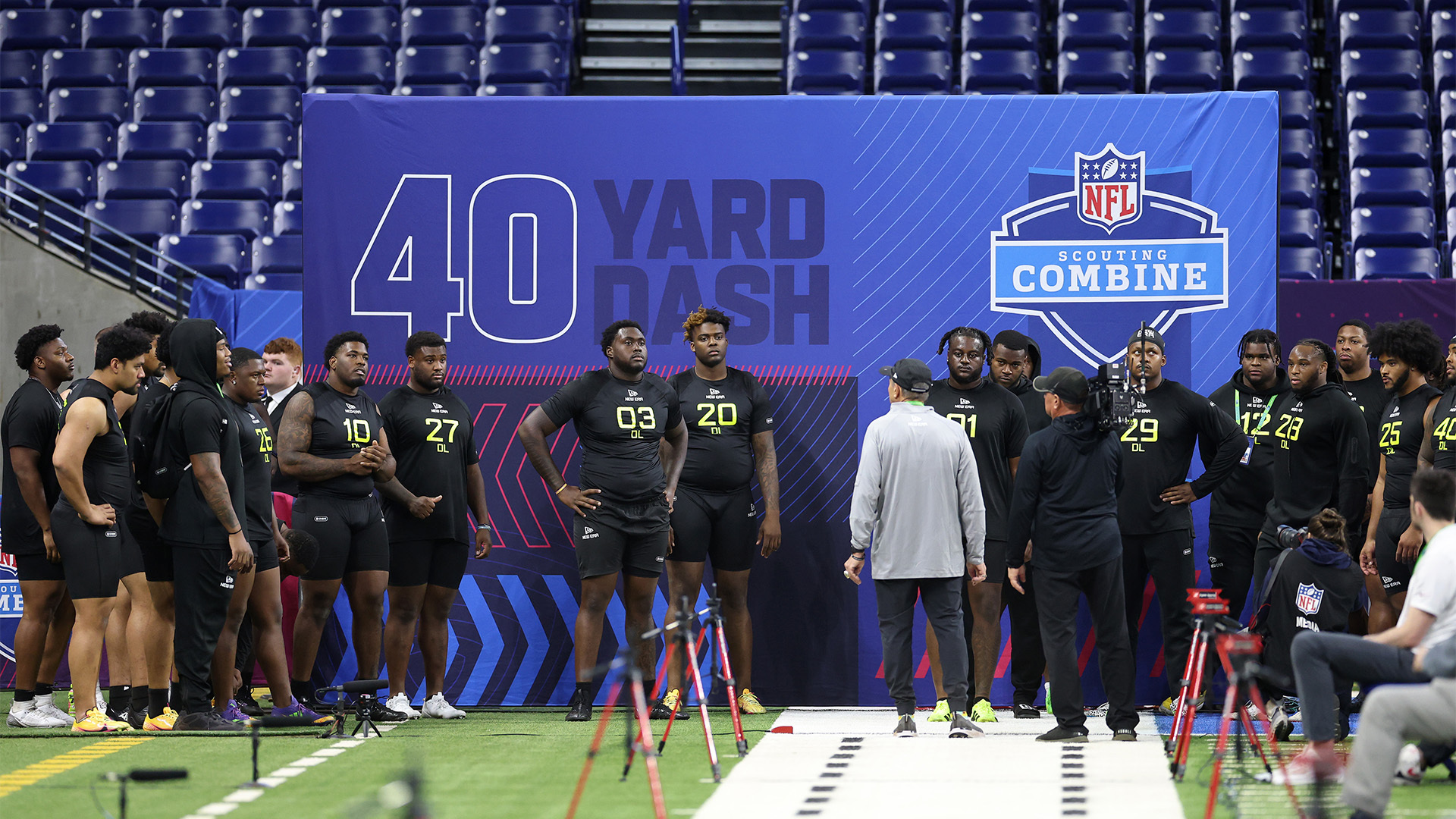 The annual NFL Scouting Combine held their first workouts Thursday as players look to improve their draft stock. Who wants to be the #1 pick?