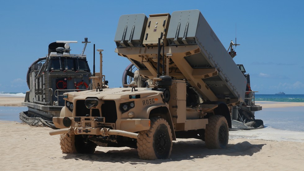 The Marine Corps Systems Command has awarded a nearly $30 million contract to Oshkosh Defense for its ROGUE-Fires system.