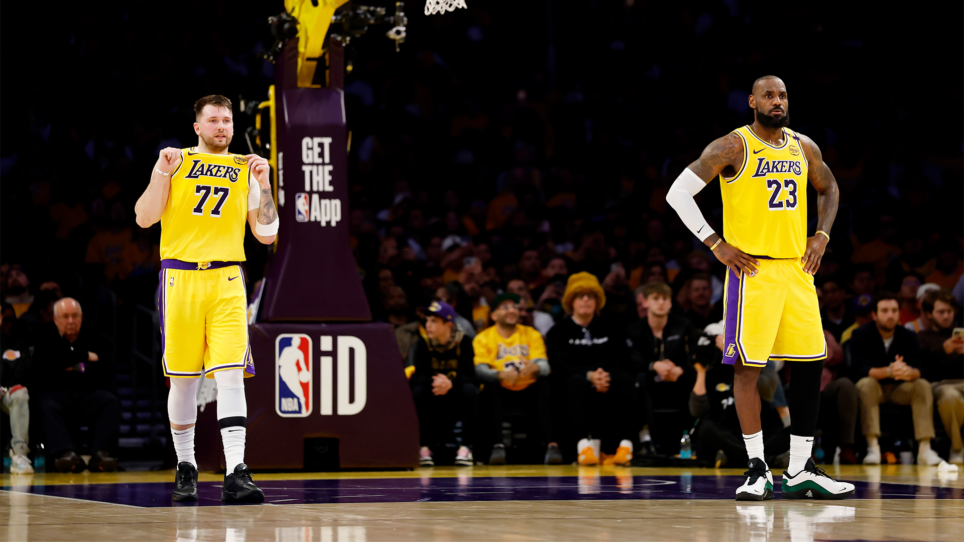 NBA superstar Luka Doncic made his Lakers debut in a blowout win over Utah. He scored 14 points while playing alongside LeBron James.