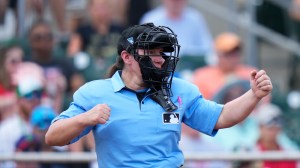 Major League Baseball is currently testing a robot umpire system, allowing players to challenge balls and strikes during games.