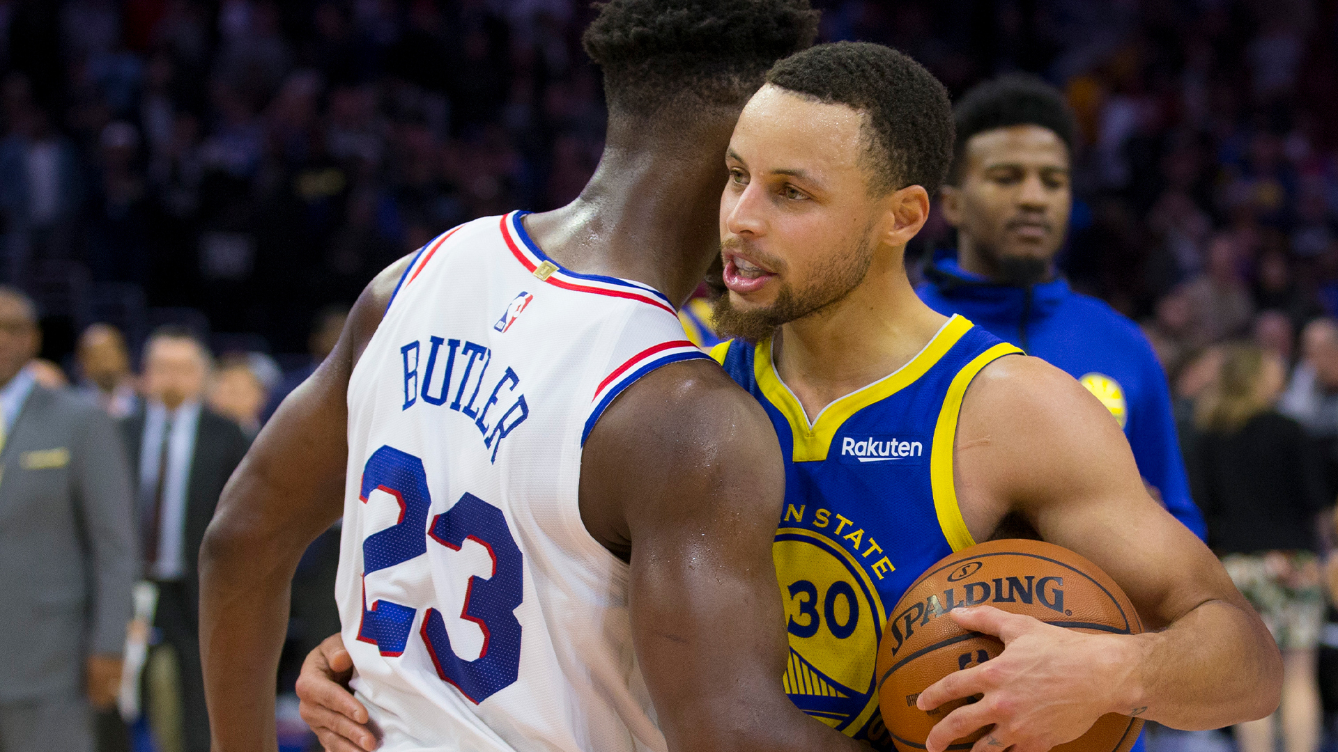 NBA star Steph Curry reacted to the Warriors trade for All-Star Jimmy Butler by saying "It will look different" with Butler in the lineup.