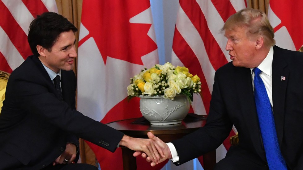 Trump pointed to progress in securing commitments from Canada and Mexico to secure their borders with the U.S.