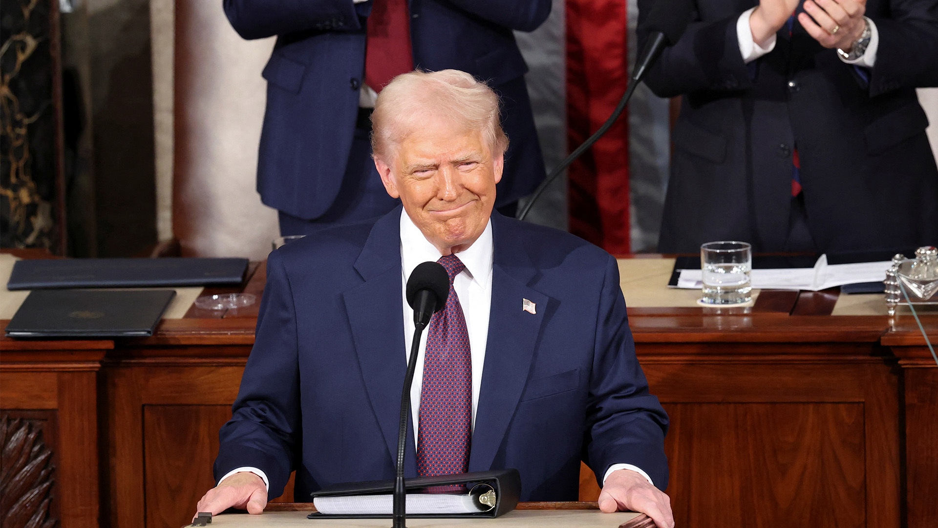 Trump addressed Congress, outlining his agenda on topics like border security, energy production, tariffs, and reducing government waste.